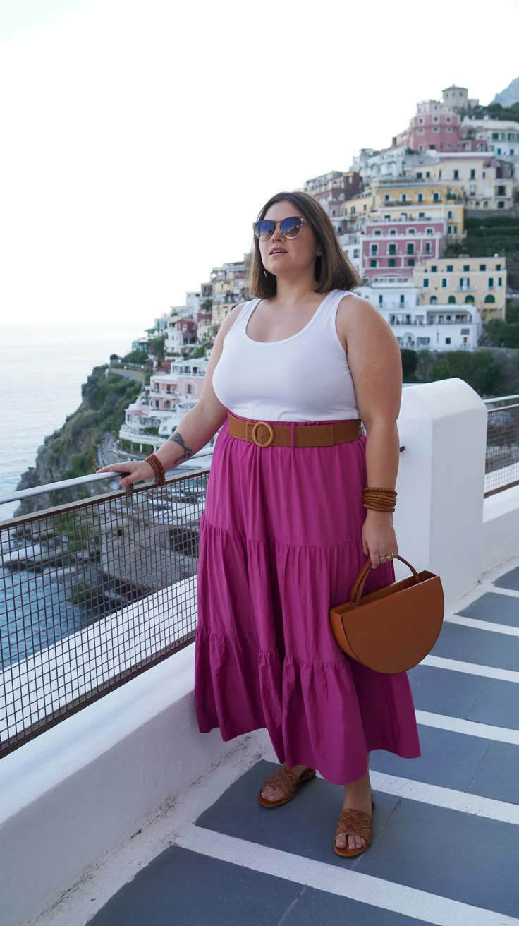 Plus Size Summer Outfits For Women 2026 Coastal Ease and Soft Volume - The Vacation-Ready Maxi Look