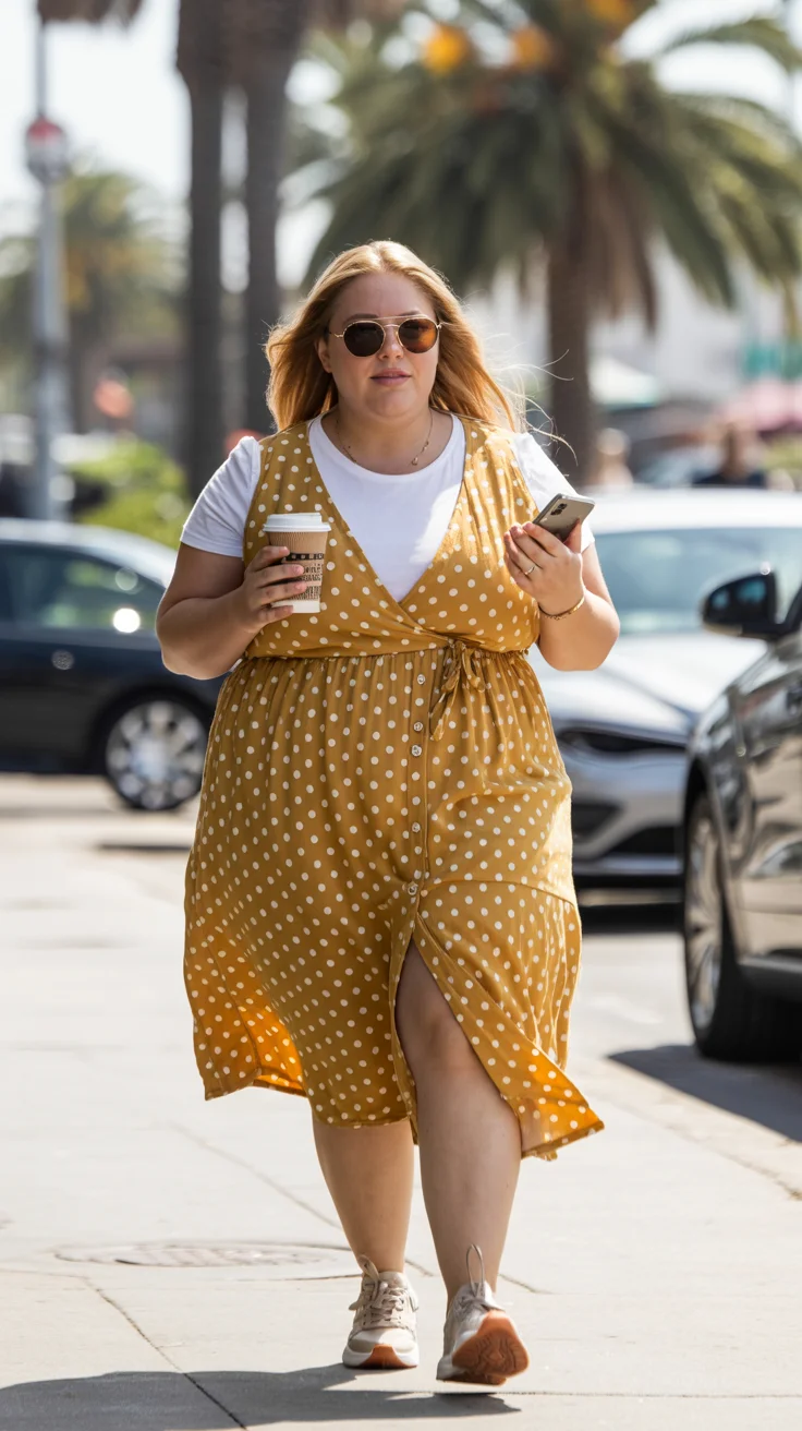 Plus Size Summer Outfits For Women 2026 Playful Prints and Everyday Ease - The Polka Dot Revival