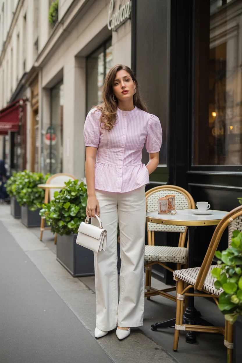 summer blouses for women 2026 Soft Pastels and Polished Summer Femininity