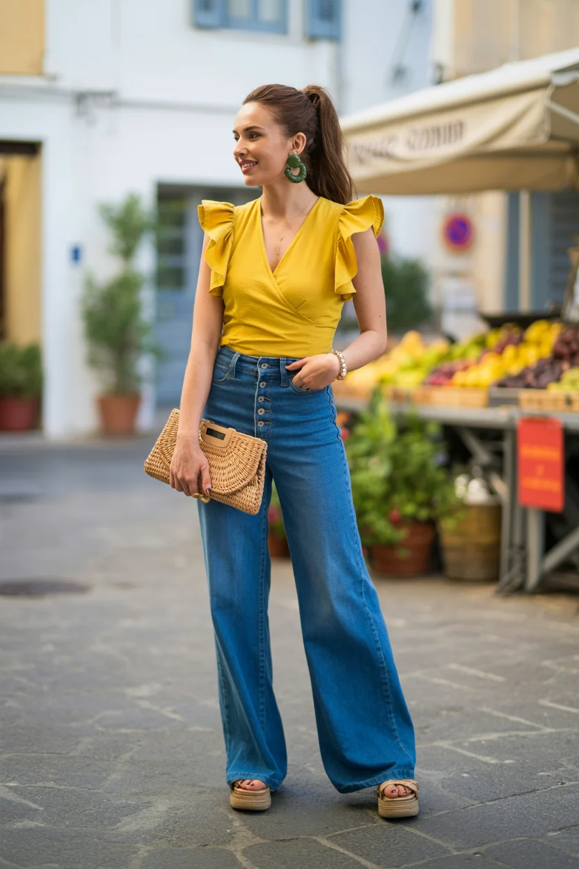 summer blouses for women 2026 Bright Confidence with a Feminine Edge