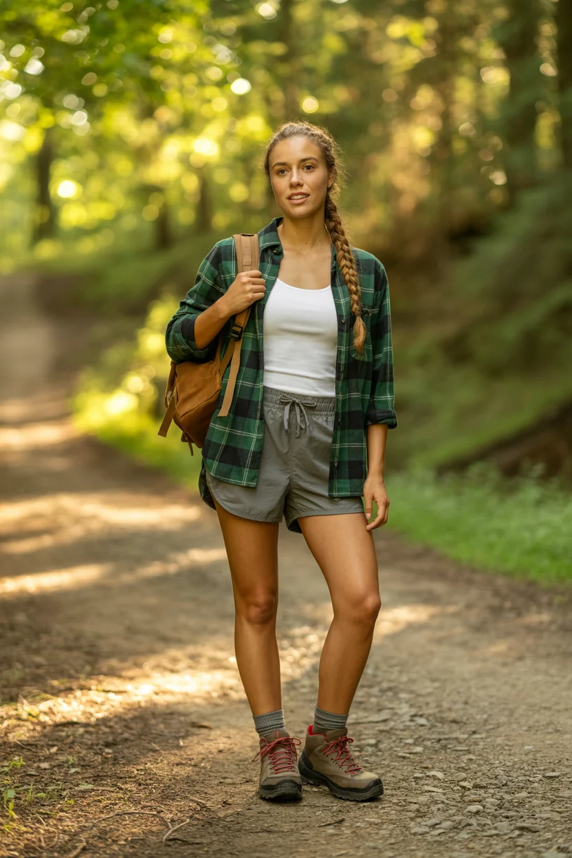 summer camping outfits for women 2026 soft grunge hiking layers with everyday appeal