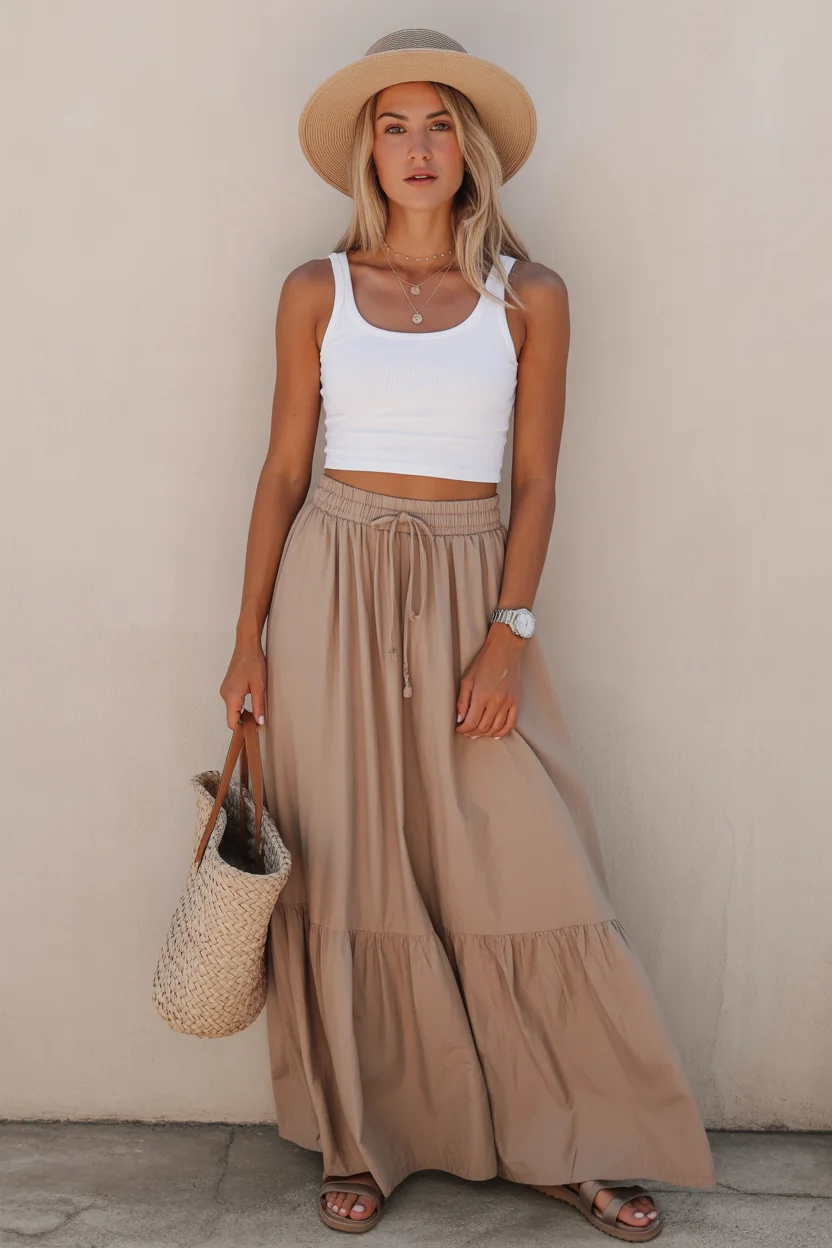 summer clothes for women 2026 Neutral Layers That Feel Like a Deep Breath