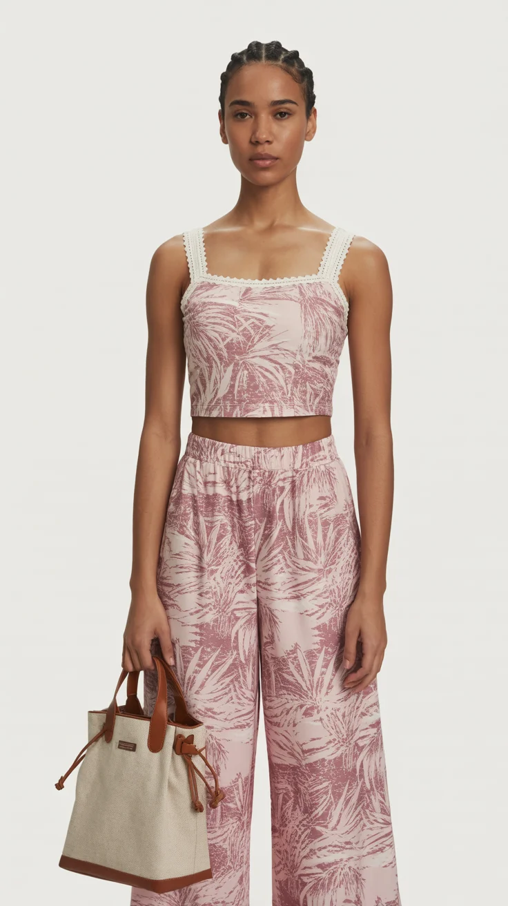 summer fashion outfits for women 2026 Tropical Minimalism in Matching Sets