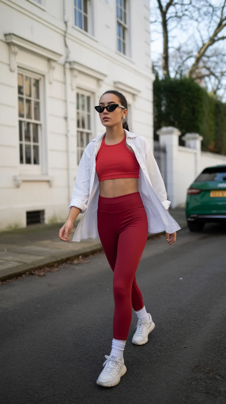 summer gym for women 2026 Bold Red Sets and That Main Character Energy