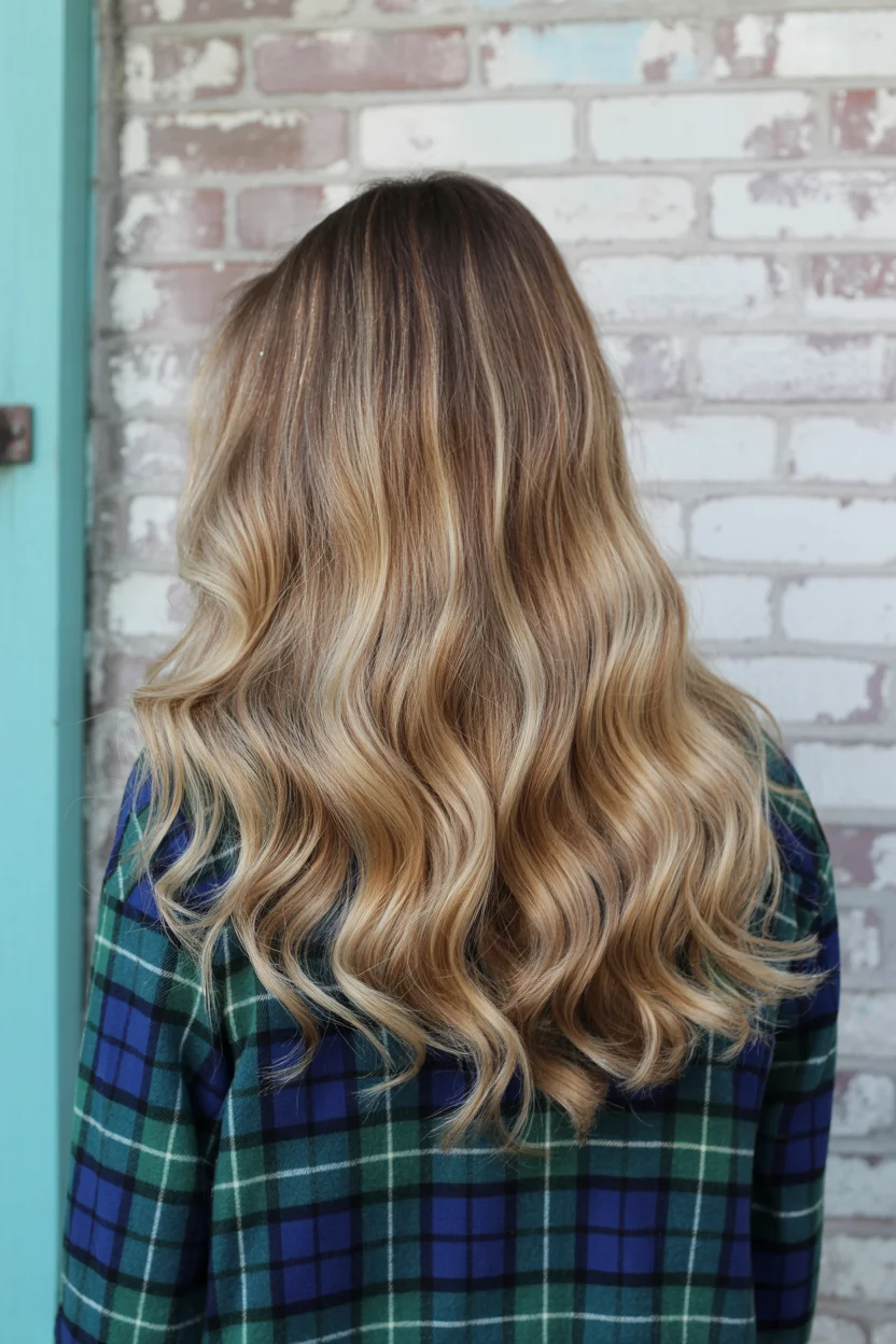 summer hair color for tan skin women 2026 Soft Butter Blonde Balayage With Seamless Blend
