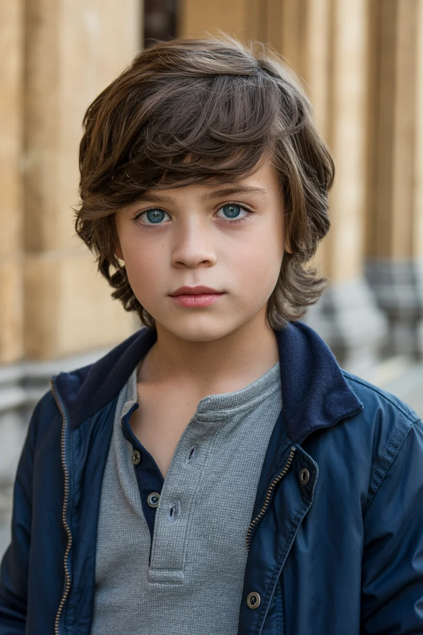 Summer haircuts for boys 2026 Medium Length Layers - The Classic Comeback