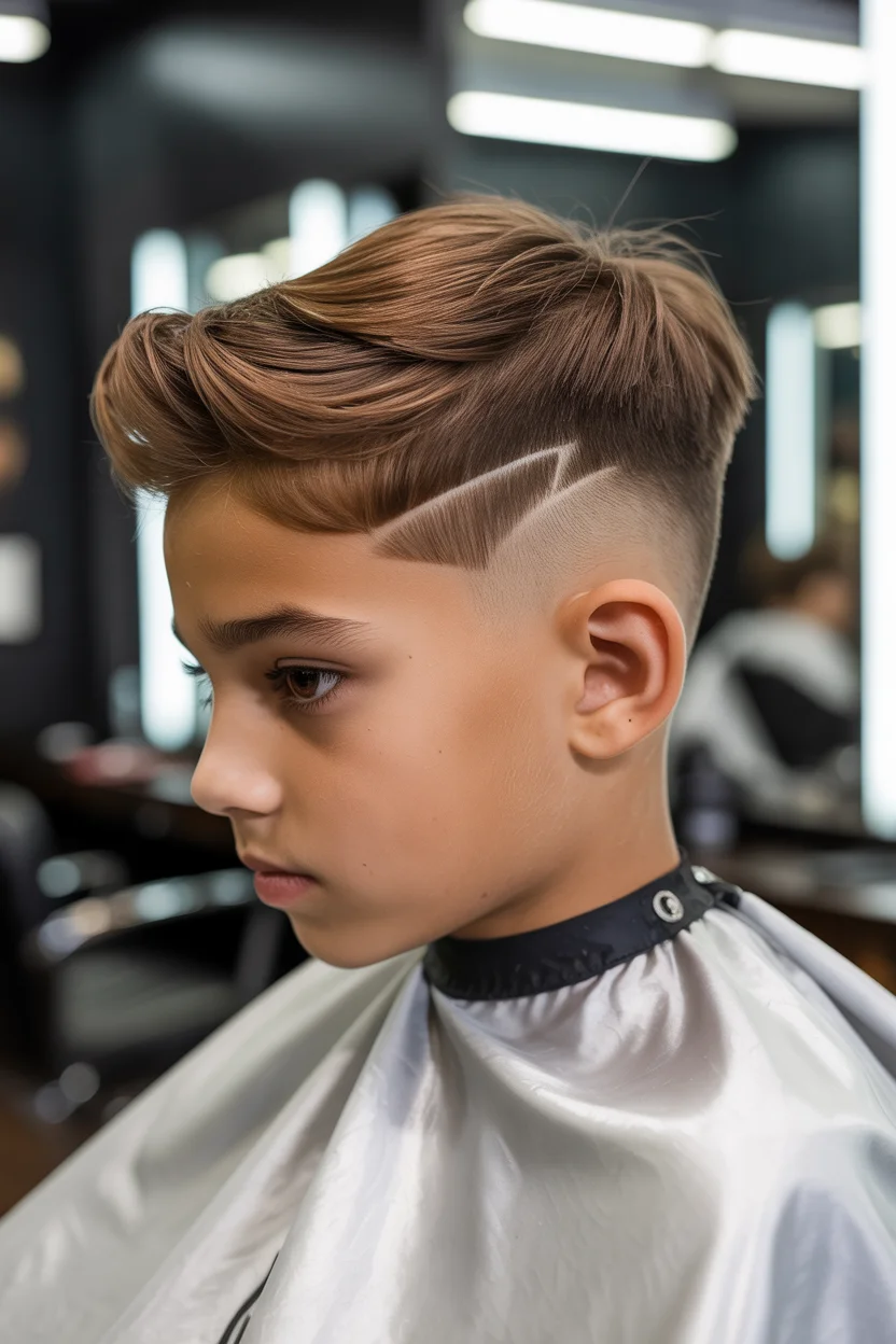 Summer haircuts for boys 2026 Precision Fade with Line Detail - The Subtle Edge