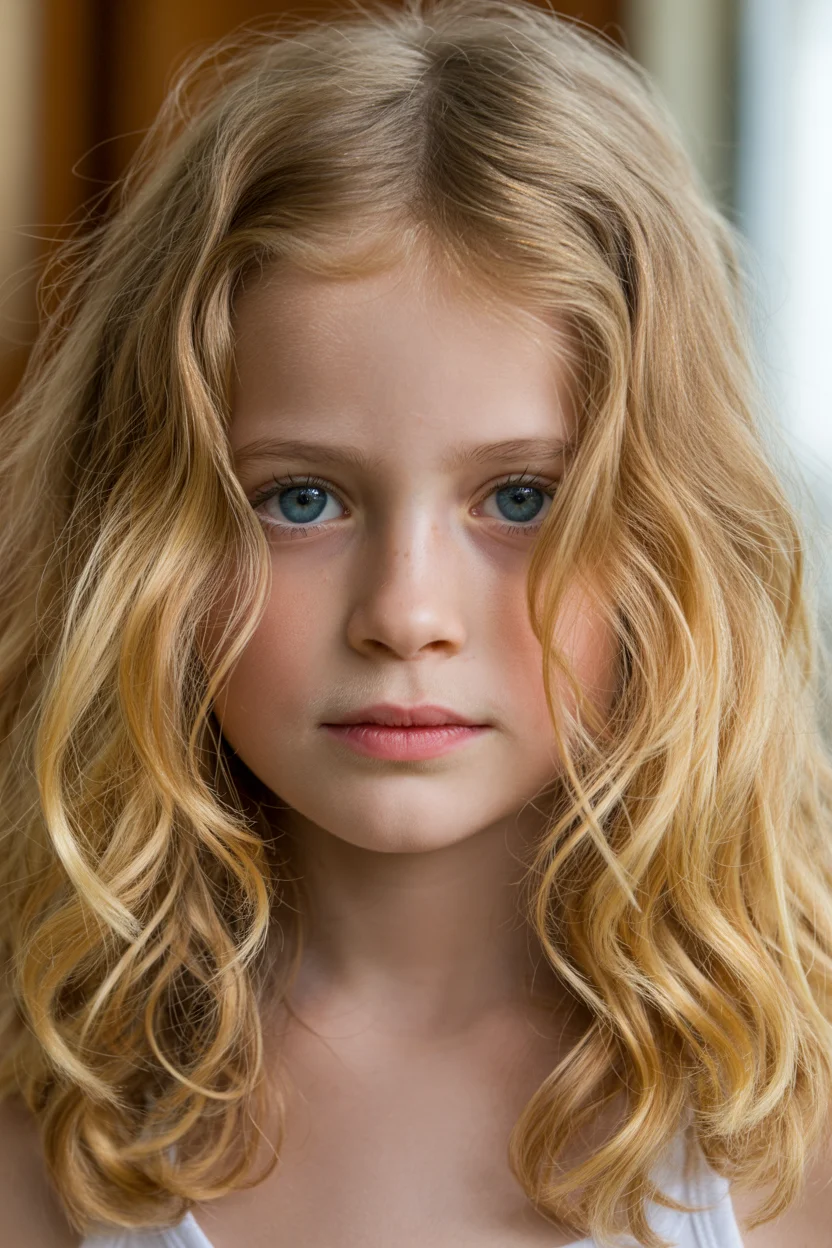 Summer haircuts for girls 2026 Voluminous Natural Waves with Center Part