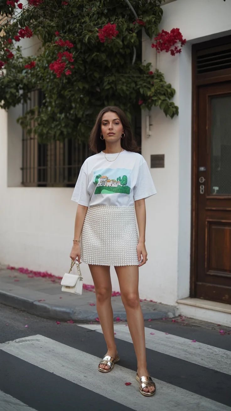 summer night going out outfits 2026 Elevated Casual with Textured Whites