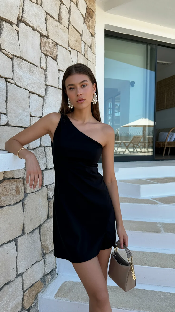 summer night going out outfits 2026 The Power of the Minimal Black Mini