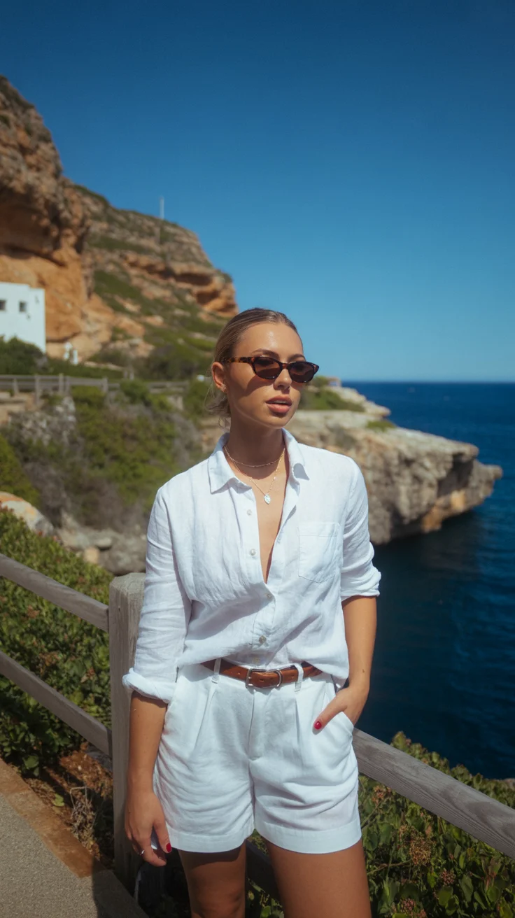 summer old money outfit for women 2026 Coastal Linen and Effortless Confidence