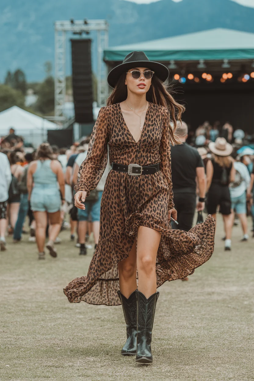 summer rave outfit for women 2026 Wild Prints and Western Movement