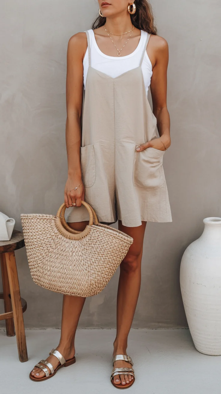 summer romper outfits for women 2026 Soft Minimalism That Feels Like a Reset