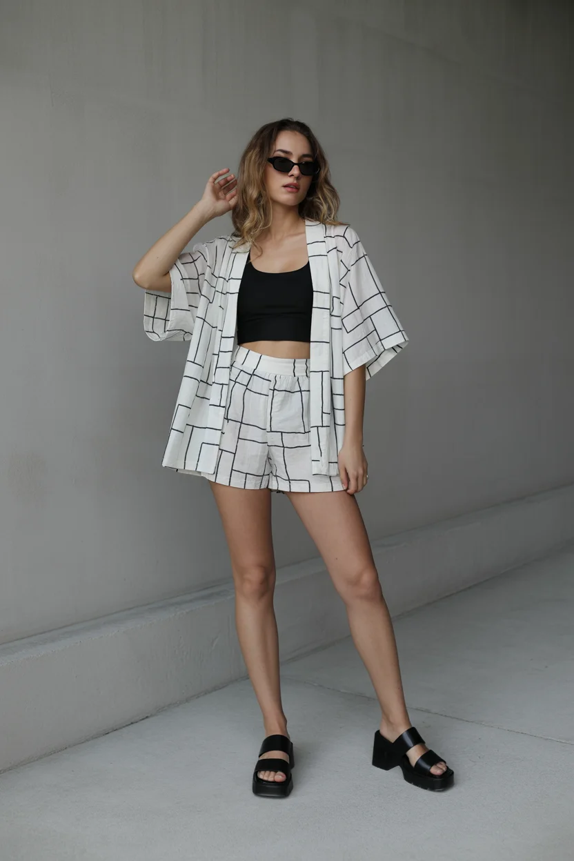 summer set outfits for women 2026 Minimal Monochrome Sets for That Off Duty Cool