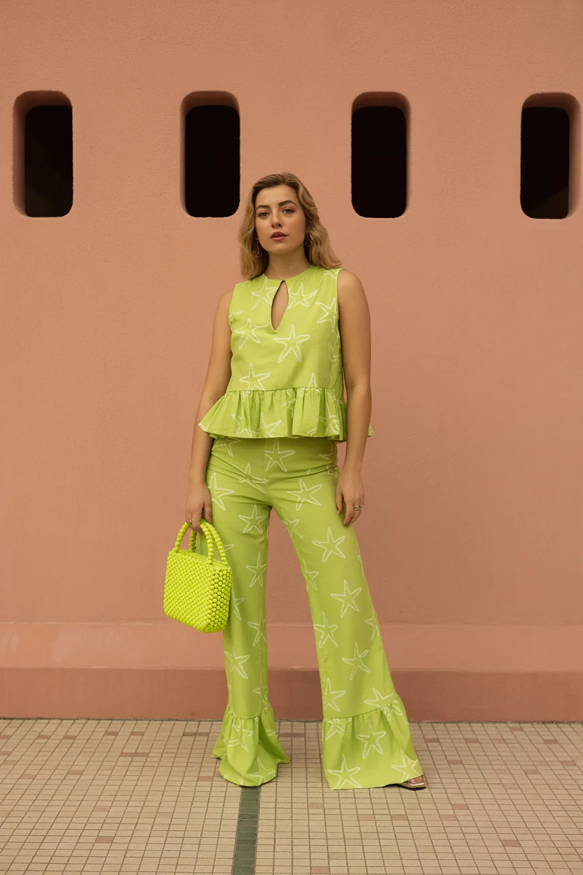 summer set outfits for women 2026 Playful Lime Sets That Break All the Rules In the Best Way
