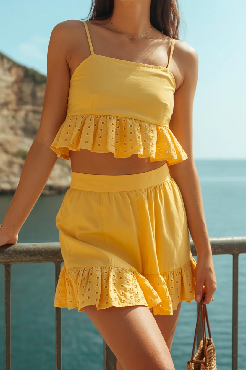 summer skirt outfits 2026 Sunny Yellows and That Pure Summer Joy