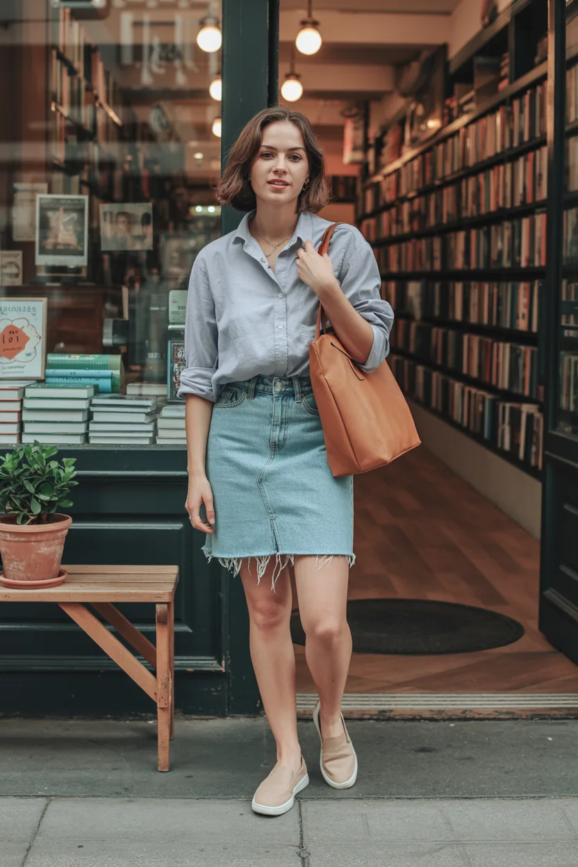 summer skirt outfits 2026 Casual Denim and the New Everyday Uniform