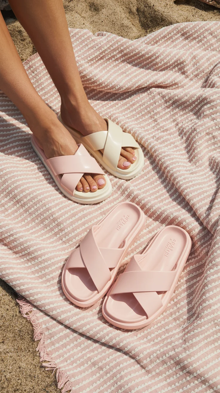 summer slides for women 2026 Soft Pastel Comfort That Feels Like a Slow Summer Morning