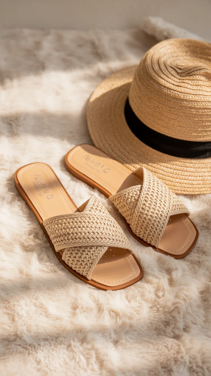 summer slides for women 2026 Natural Textures That Define Quiet Summer Luxury