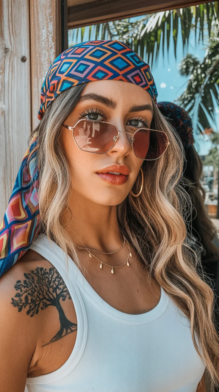 summer sunglasses for women 2026 Bohemian Geometry Meets Sunlit Confidence