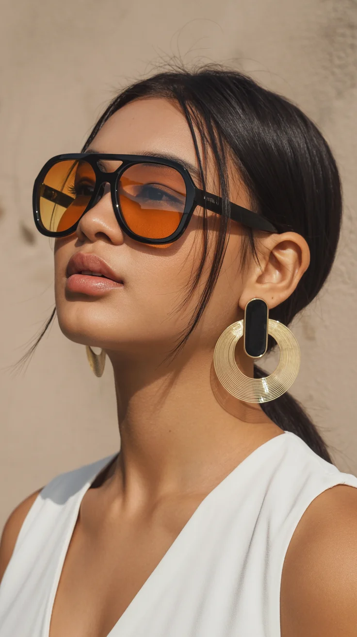summer sunglasses for women 2026 Bold Frames and Sculptural Energy