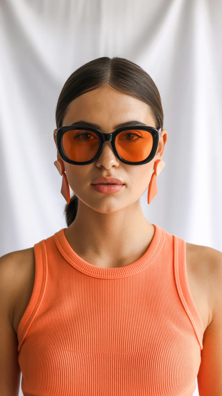 summer sunglasses for women 2026 Monochrome Pop and Playful Precision