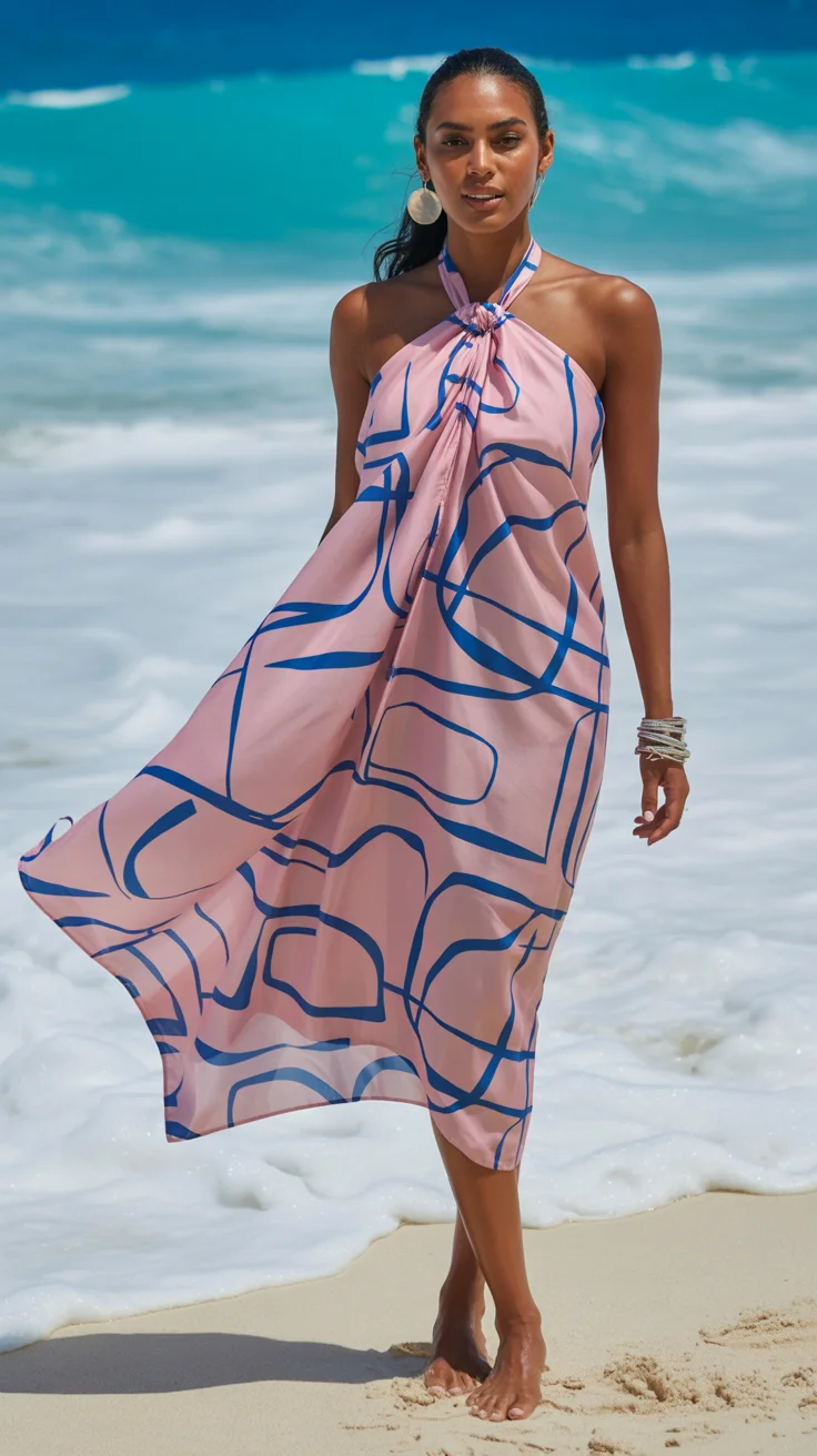 summer swimsuit cover ups 2026 Abstract Flow