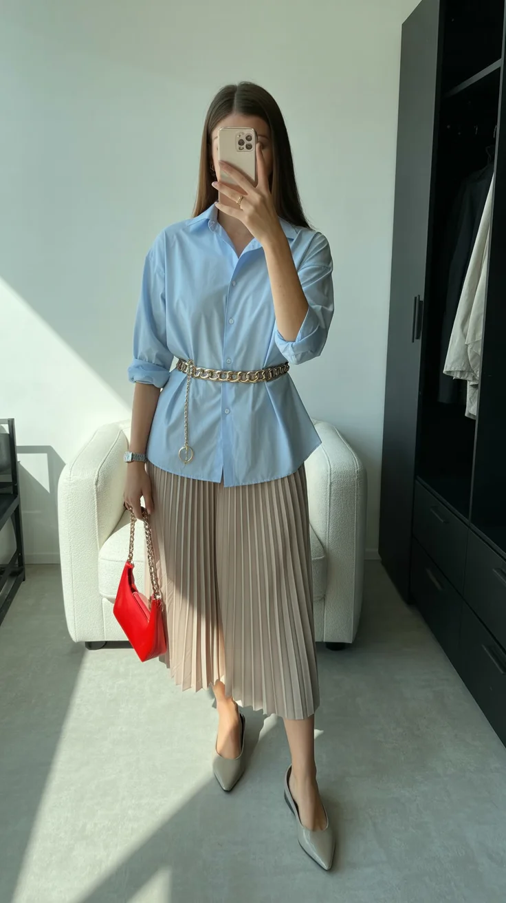 summer work outfits for the office 2026 Mint Green Utility Elegance