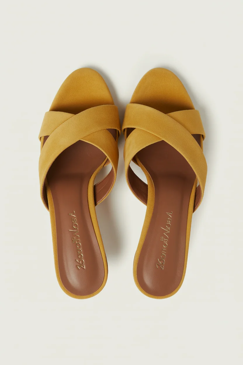 Trendy ideas for summer footwear 2026 sunny minimal slides - a pop of color that feels like summer