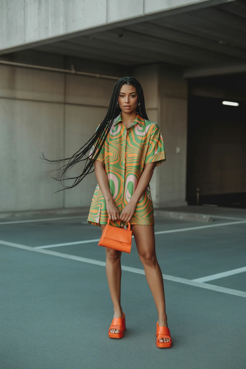 trendy summer outfits for black woman 2026 Playful Prints That Refuse to Blend In
