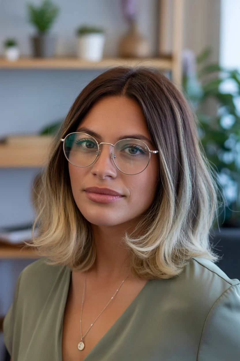 versatile summer haircuts for medium hair 2026 Dimensional Blonde Lob with Polished Finish