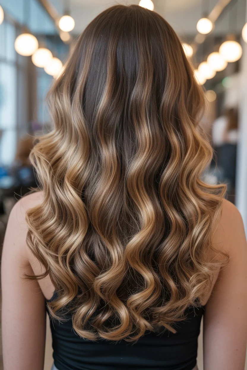 caramel summer ombre hair color 2026 Classic Caramel Flow with Salon Perfect Definition