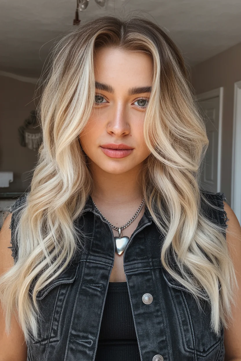 creamy summer blonde hair color 2026 Dimensional Cream Blonde With a Subtle Money Piece Glow