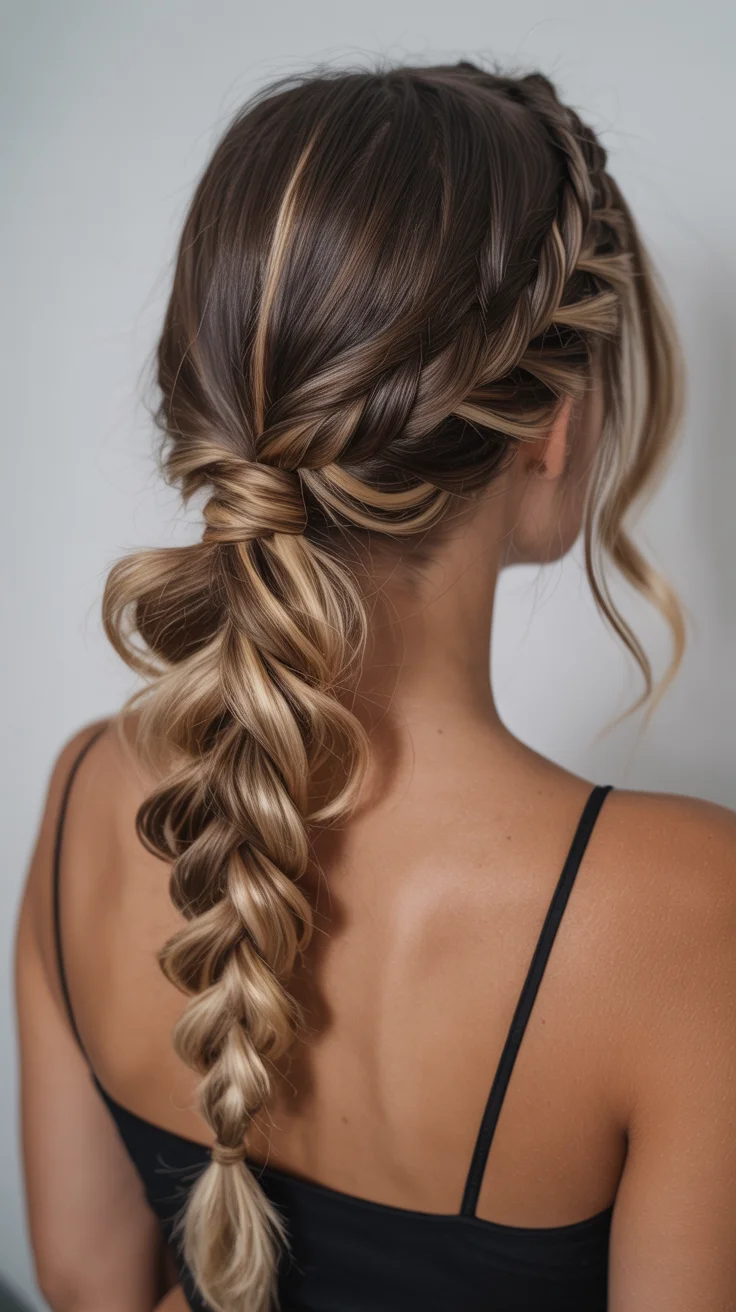 effortless summer easy hairstyle 2026 Loose Side Braids That Make Low Ponytails Feel Romantic Again