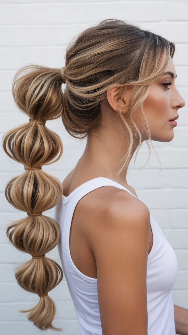 effortless summer easy hairstyle 2026 The Bubble Ponytail That Quietly Stole Summer 2026