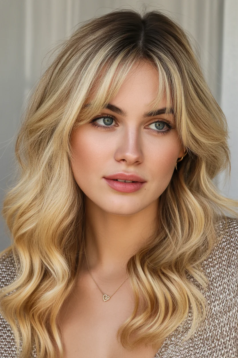 golden summer honey blonde hair color 2026 Golden Face-Framing Layers with a Modern Glow