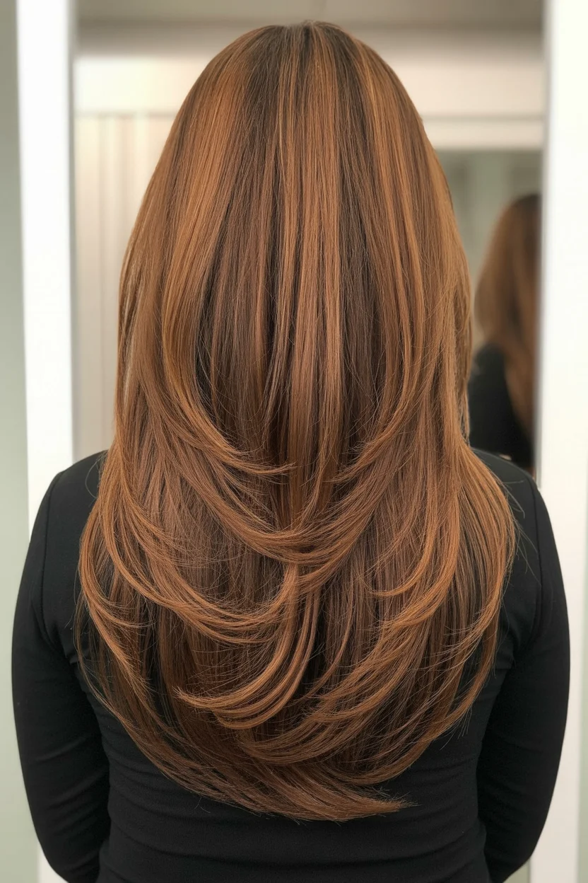golden summer honey brown hair color 2026 Layered Honey Brunette with Seamless Blend
