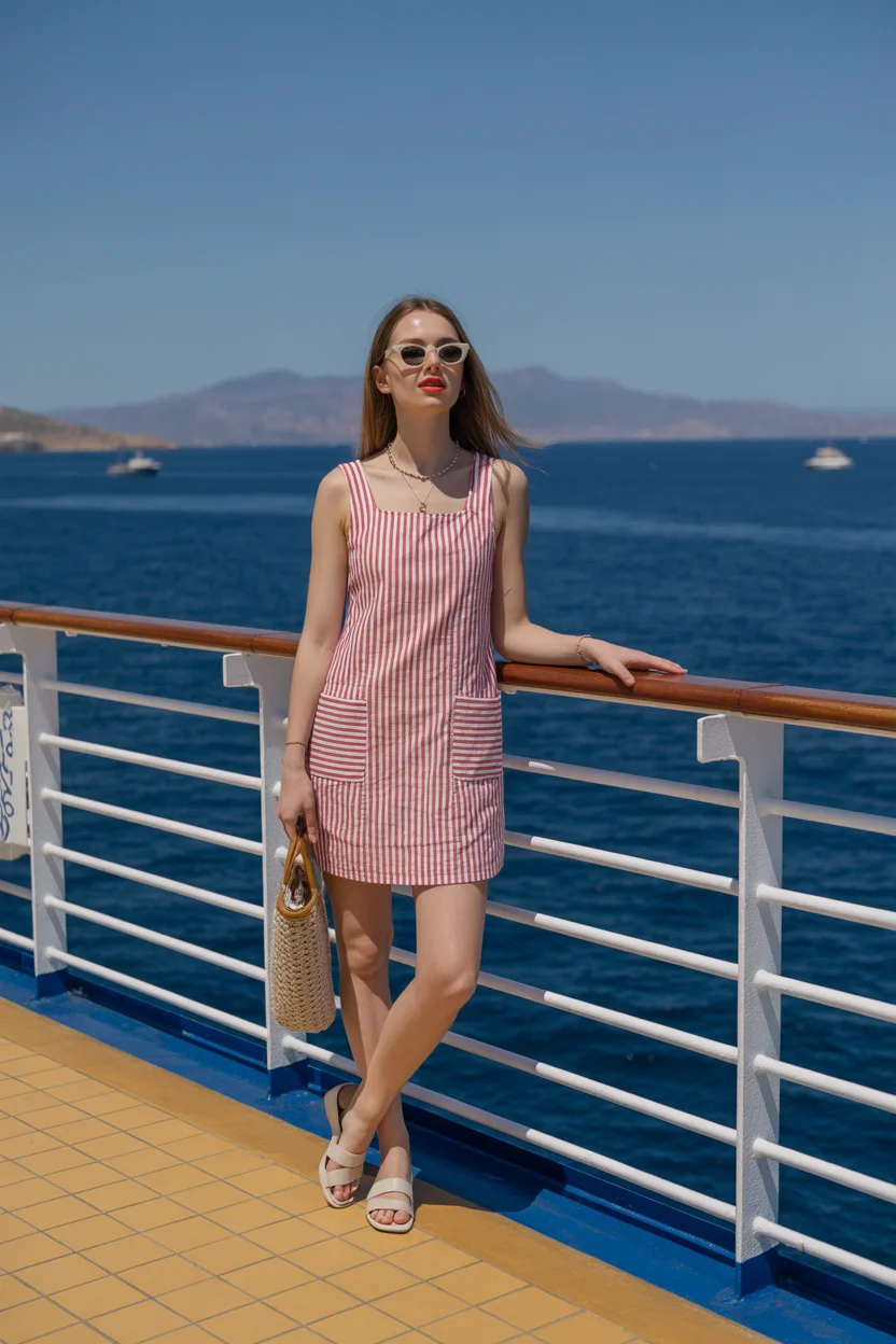june outfits ideas 2026 Striped Mini Dresses Are Returning With Coastal Energy