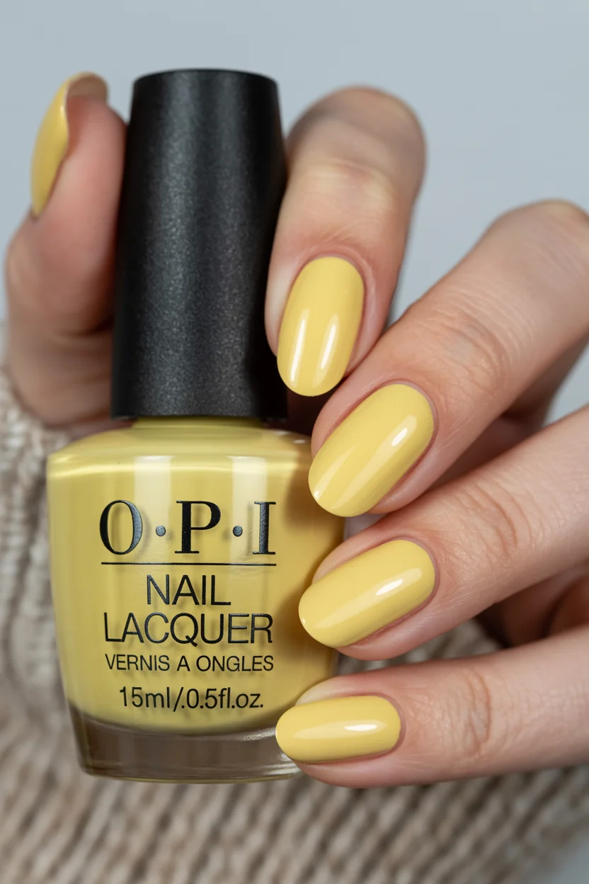 light summer nails 2026 Butter Yellow Nails That Look Like Summer Sunshine