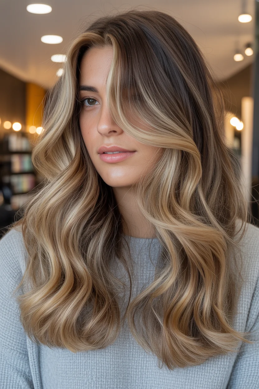 low maintenance summer hair color for brunettes 2026 Soft Melted Honey Ribbons That Catch the Light