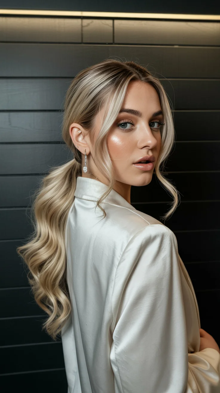 low summer ponytail hairstyle 2026 Soft Face-Framing Ponytails That Always Look Elegant
