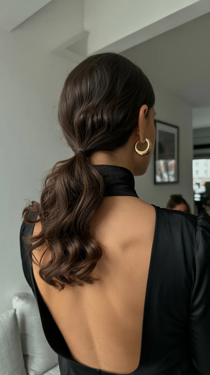 low summer ponytail hairstyle 2026 Glossy Low Ponytails That Never Go Out of Style