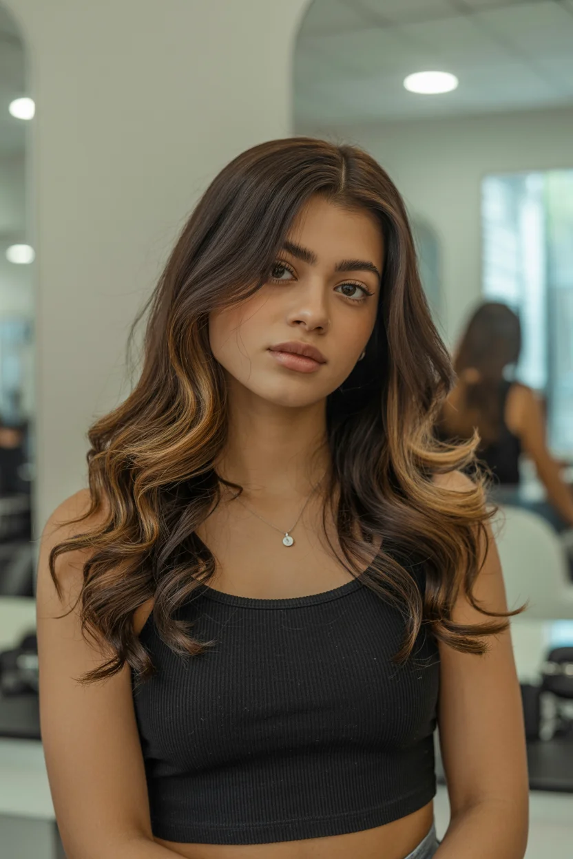 smoky summer ash brown hair color 2026 Warm-Softened Smoky Ash Brown with Golden Movement