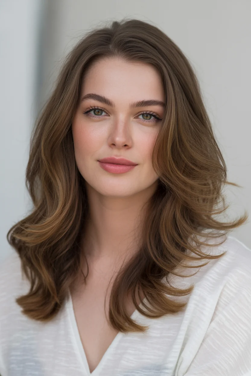 soft summer mushroom brown hair color 2026 classic soft brunette with mushroom undertones