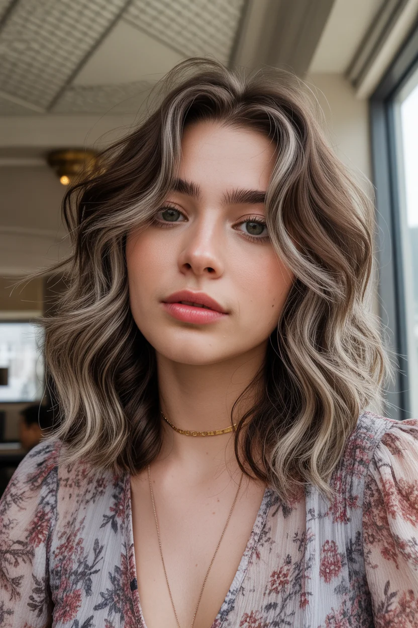 soft summer mushroom brown hair color 2026 softly tousled mushroom layers with natural volume