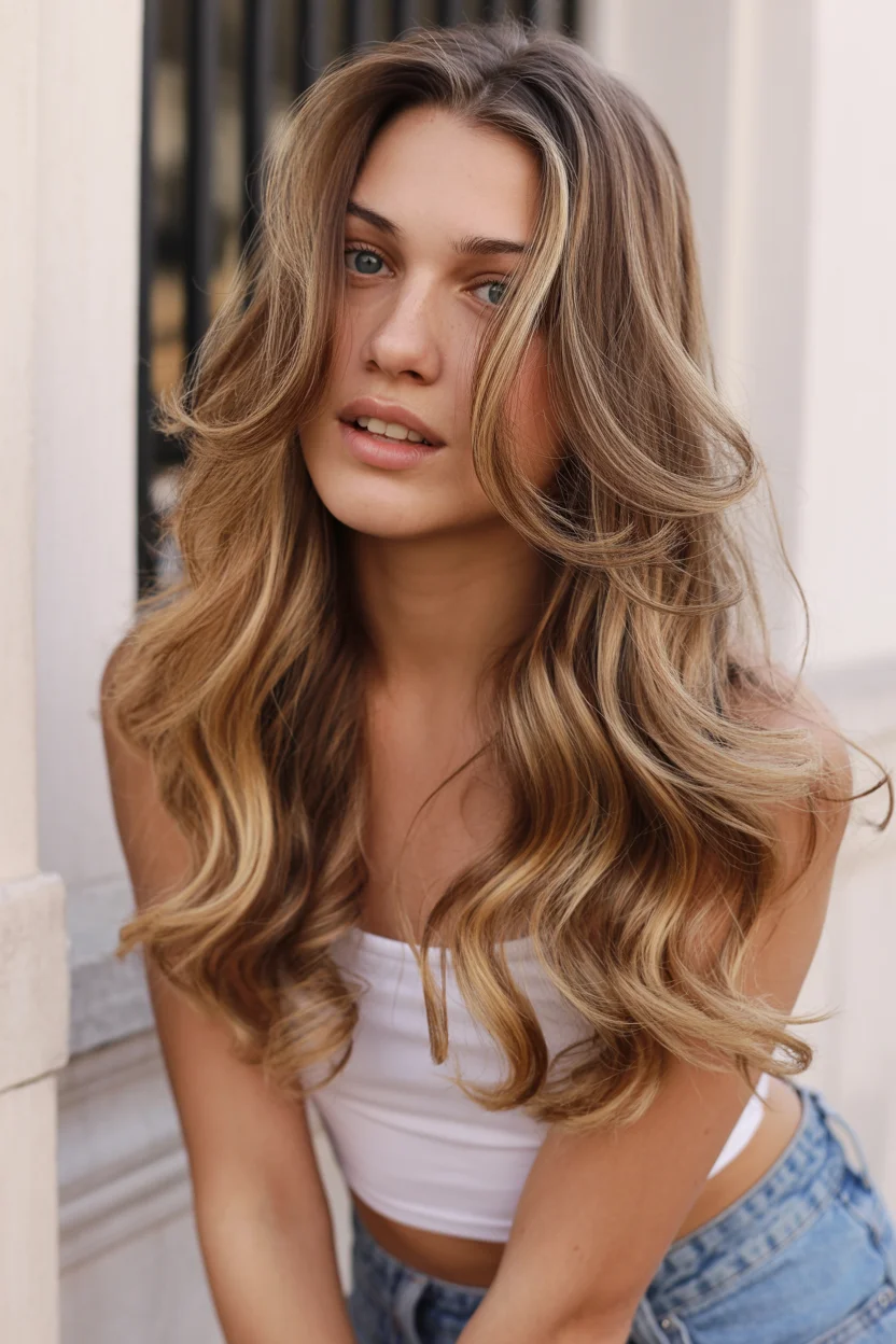 soft summer wavy hairstyle 2026 Buttercream Layers With Loose Summer Movement