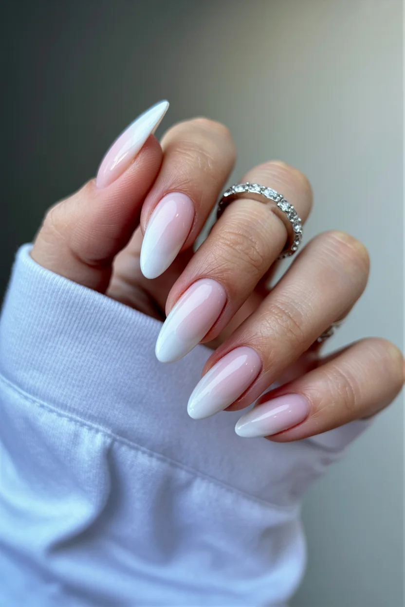 summer acrylic nails 2026 Soft Baby Boomer Acrylic Nails That Never Go Out of Summer Style