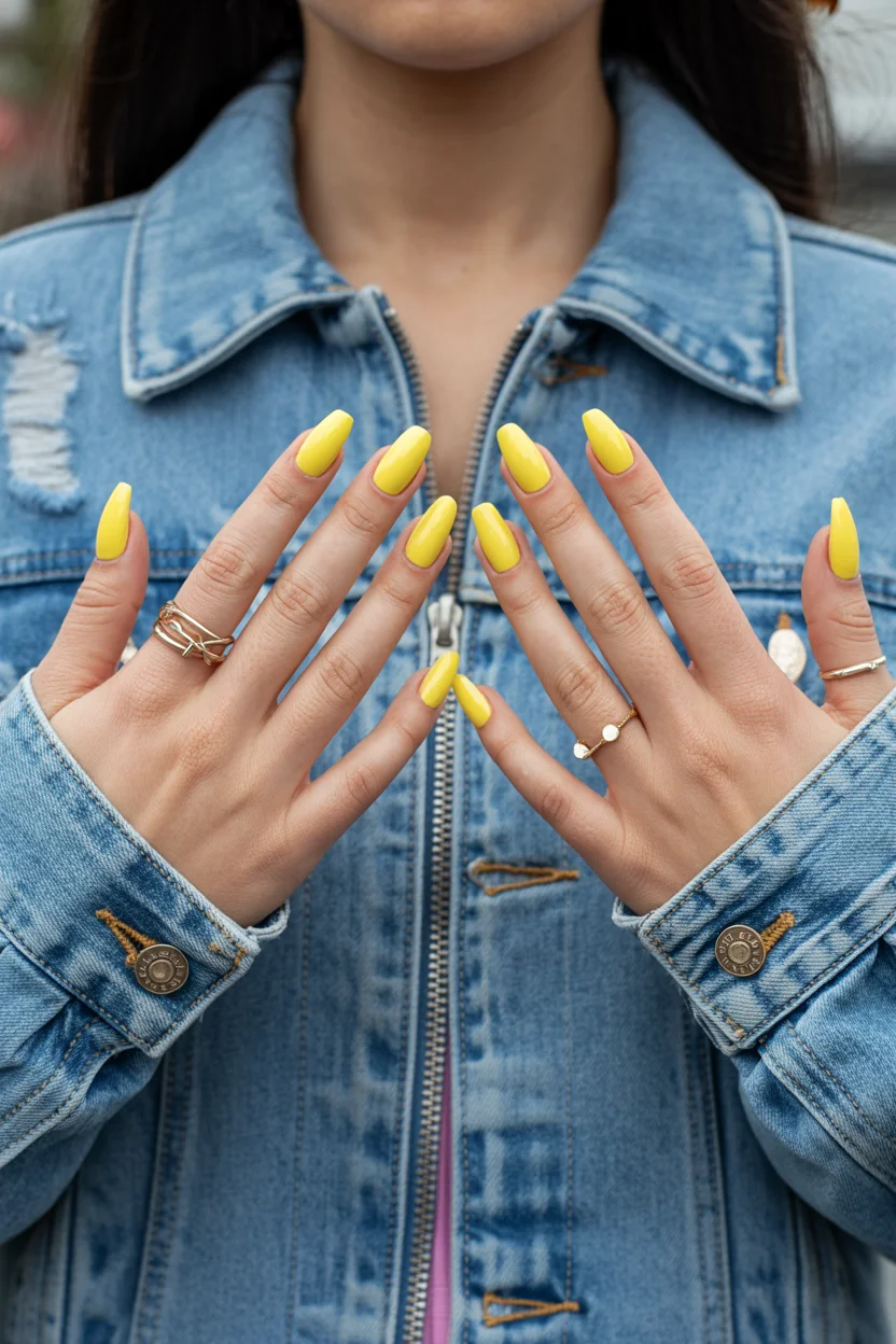 summer gel nails 2026 Butter Yellow Nails Are Quietly Becoming The Color Of Summer 2026