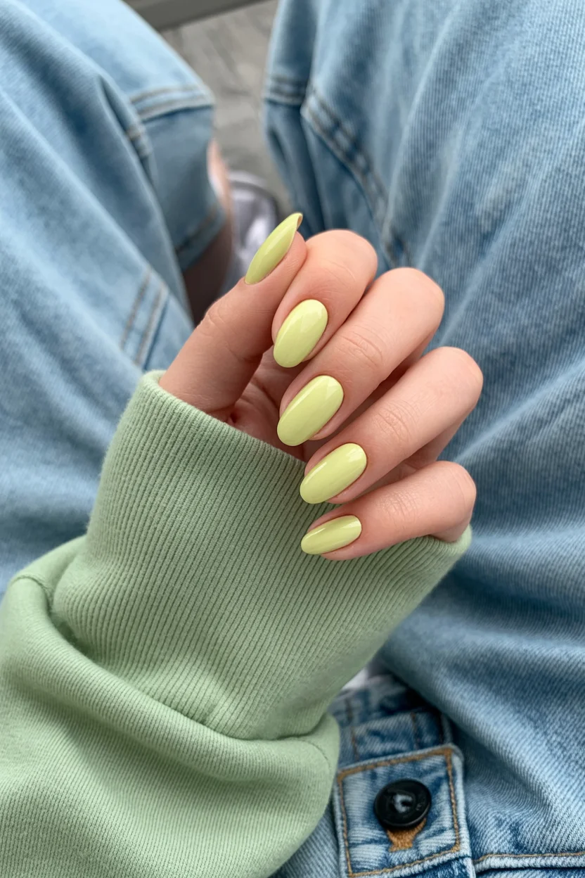 summer manicure color ideas 2026 Pistachio Green Nails Becoming the Unexpected Cool-Girl Favorite