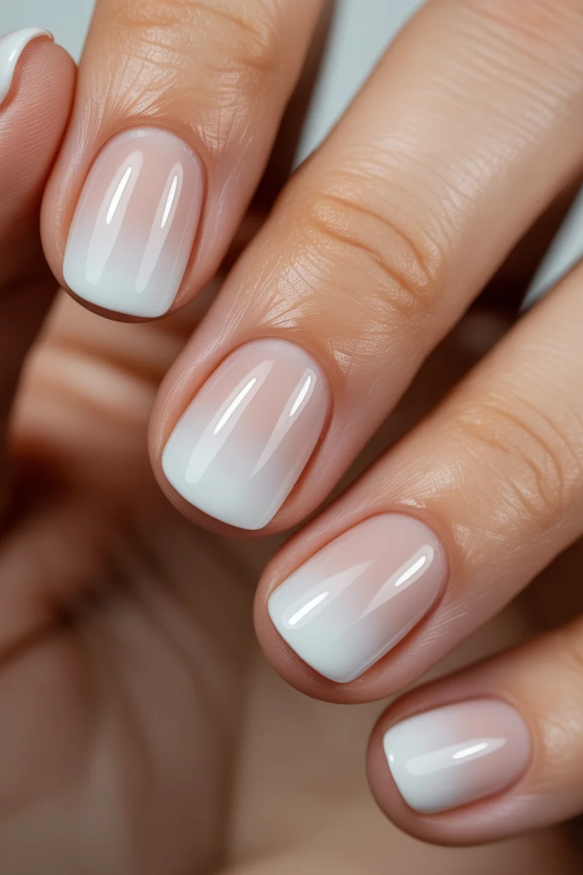 summer ombre nails 2026 Milky White Ombre Nails That Always Look Expensive